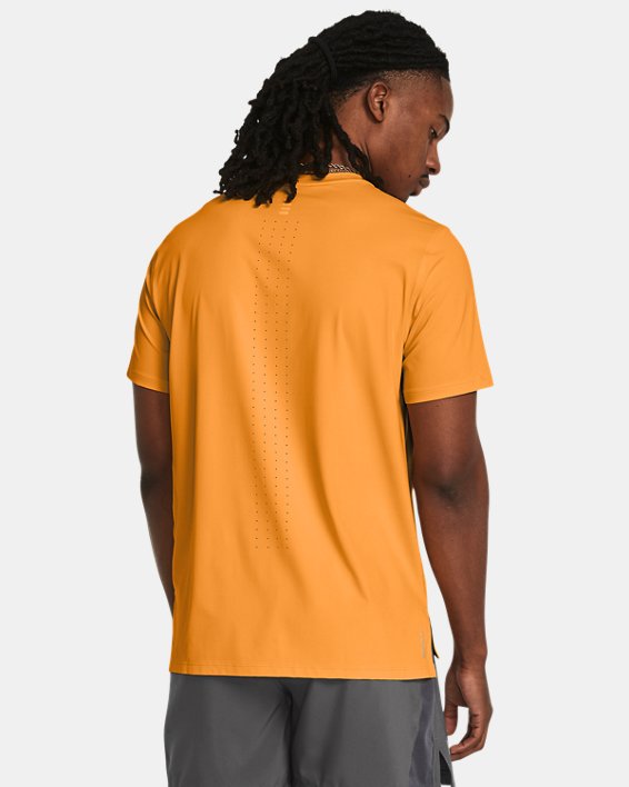 Men's UA Launch Elite Short Sleeve, Orange, pdpMainDesktop image number 1